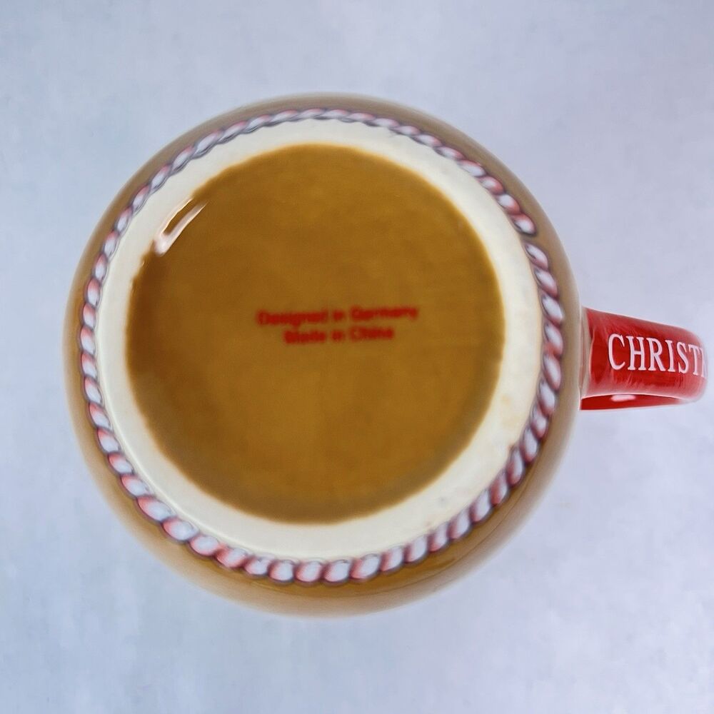 Christkindlmarket Chicago 2025 Gingerbread Man Woman Christmas Mug - Picture 6 of 8